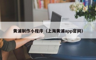 新泰黄浦制作小程序（上海黄浦app官网）