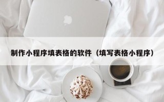 新泰制作小程序填表格的软件（填写表格小程序）