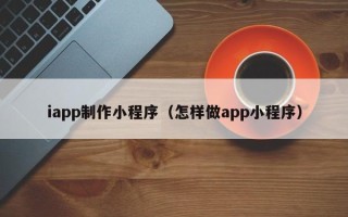 新泰iapp制作小程序（怎样做app小程序）